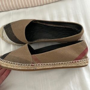 Burberry espadrilles! Great condition. Lightly worn.